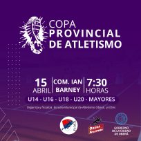 Oberá, será sede de la 1° Copa Provincial de Atletismo 2023