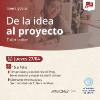 Taller de diseño de proyectos culturales y oportunidades de financiamiento 