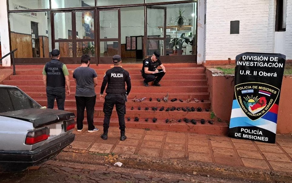 Arrestaron a un hombre acusado de robar en un predio de Oberá