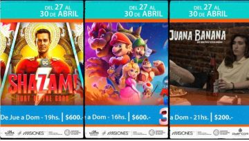 Cartelera de Cine Teatro Oberá – Espacio Incaa ¡Semana de súper estrenos en 3D!