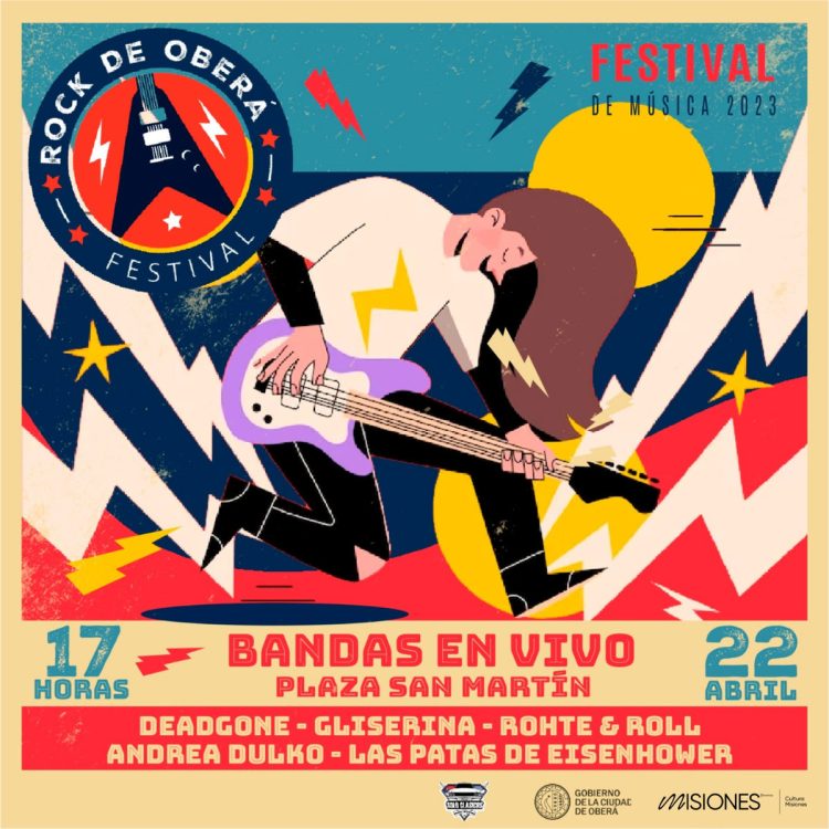 Se viene el festival «Rock de Oberá» en la plaza San Martin este finde de semana