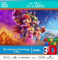 Cartelera Cine Teatro Oberá – Espacio INCAA del 18 al 21 de mayo