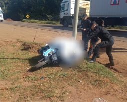 Falleció un motociclista tras un despiste en Gobernador Roca