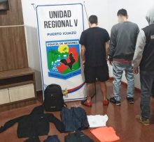 Investigadores atraparon a dos hombres que robaban en hoteles y negocios de Iguazú