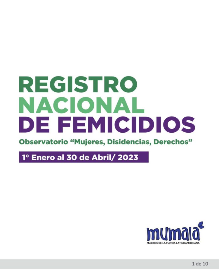 Entre enero y abril del 2023 se cometieron 160 muertes violentas en Argentina