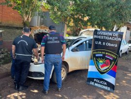 A través del barrido de las cámaras del 911, la Policía recuperó un auto mellizo en Oberá