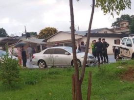 Ataque de sicarios en Bernardo de Irigoyen, un cambista fue asesinado a tiros dentro de su auto