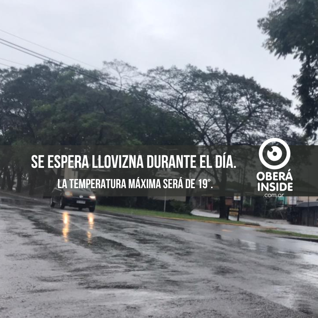 OBERÁ: Se mantiene el clima lluvioso en la cuidad