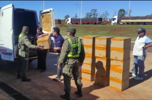 Gendarmería incauto un cargamento de mercadería de contrabando de artículos electrónicos
