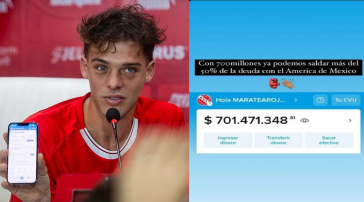 La colecta de Santi Maratea alcanzó los 700 millones de pesos, la mitad de la deuda con el América