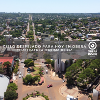 Continua el cielo despejado y sin lluvias con noches frías, temperatura máxima para hoy de 26°