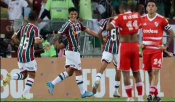 River perdió 5-1 ante Fluminense y peligra su clasificación en la Copa Libertadores