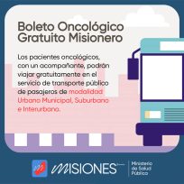 Salud Pública recuerda cómo se accede al Boleto Oncológico