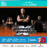 Cartelera del Cine Teatro Oberá – Espacio Incaa 