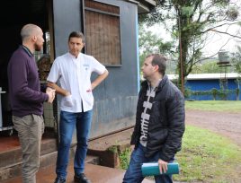El Intendente Obereño recorrió el predio de la cocina centralizada