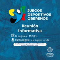 Reunión Informativa sobre los Juegos Deportivos Obereños 