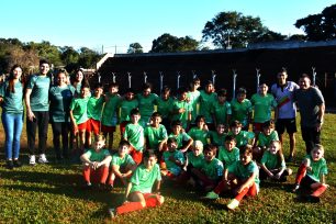 OBERÁ: Jugadores de AEMO trabajaron en la estimulación nerofutbolística