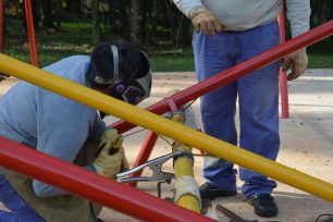 Mejoras en la plaza del Barrio Ecológico de Oberá