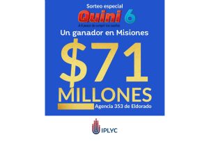 Un nuevo ganador del Quini6, más de 71 millones de pesos se quedan en Misiones
