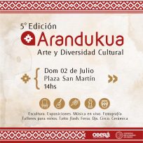 El domingo llega la 5° Edición de Arandukua, en la Plaza San Martín