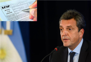 El Ministro Sergio Massa busca una medida de alivio para los que pagan impuestos a las ganancias