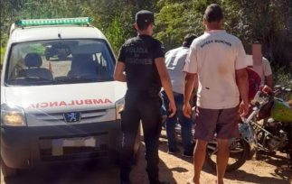 AMEGHINO: Motociclista resultó herido tras chocar contra un colectivo
