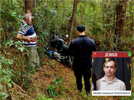 LOS HELECHOS: Hallaron la moto y el casco de Pedro Wojtowicz, quien lleva desaparecido mas de dos meses