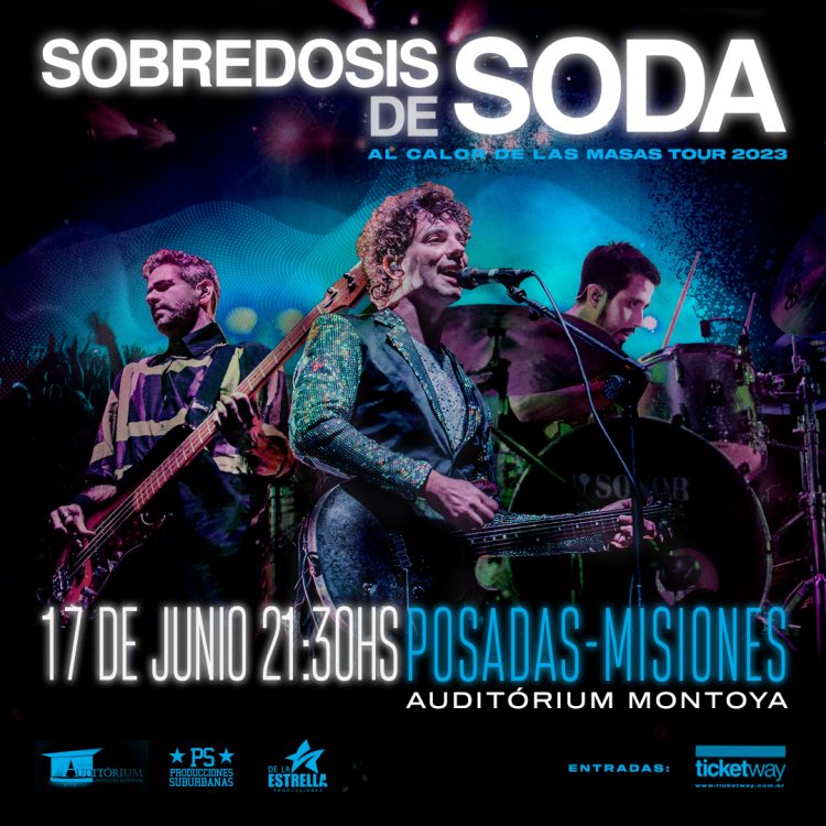 Llega a Misiones «Sobredosis de Soda», la mejor banda tributo a Soda Stereo