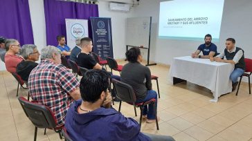 Vecinos se informaron sobre el proyecto de obras del “Saneamiento del Arroyo Mbotaby”