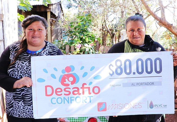 Una nueva ganadora del Desafío Confort, planifica compras y arreglos en la casa con el dinero del premio