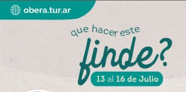 Conoce las actividades que ofrece Oberá en estas vacaciones de julio