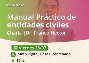 Charla sobre «Manual Práctico de entidades civiles»