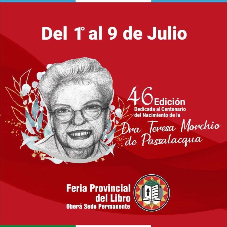 La Feria del Libro de Oberá abre con una ronda de recuerdos a Teresa Morchio de Passalaqcua