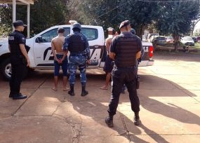 Padre e hijo fueron aprehendidos tras agredir y lesionar con un arma blanca a un hombre en Campo Viera