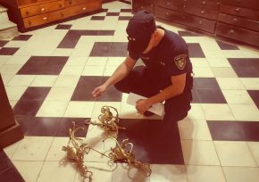 Detuvieron al hombre que robo y vendió los candelabros de la catedral de Posadas