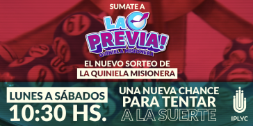 Llega “La Previa”, un nuevo sorteo diario del IPLyC