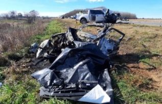 La familia vivía en Neuquén y volvía por la ruta nacional N.º 5 tras asistir a un velorio en Paraguay, su país natal