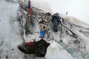 Después de 37 años se encontraron los restos de un alpinista alemán que despareció en Alpes suizos