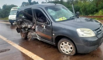 Una docente pedío la vida en un accidente de auto sobre ruta Nacional 14