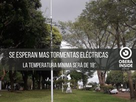 Se esperan mas lluvias en Oberá