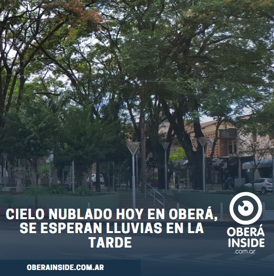 Cielo parcialmente nublado, la temperatura máxima será de 21°