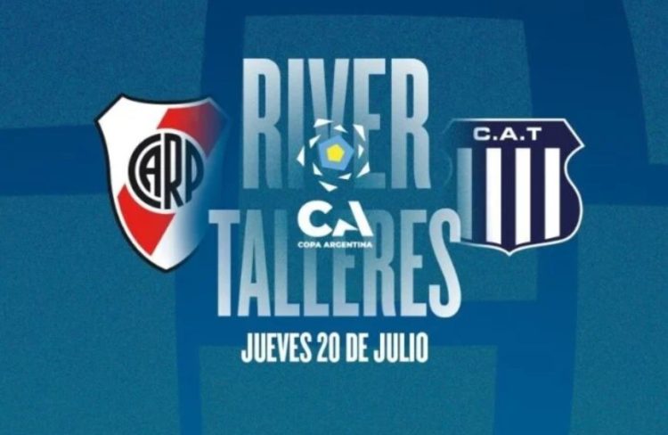 River y Talleres se enfrentarán hoy a las 22, por los 16avos de la Copa Argentina