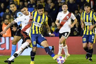 River empató 3 a 3 sobre el final a Rosario Central