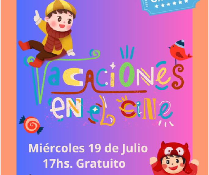 Cartelera del Cine Teatro Oberá en vacaciones de invierno- Espacio INCAA del 19 al 23 de julio