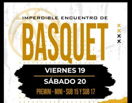 Encuentro internacional de mini básquet en el Ian Barney II de Oberá