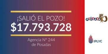Posadeño ganó casi $18 millones con la Poceada Misionera