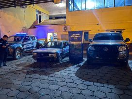 Gracias a las cámaras del 911, se logró ubicar a dos vehículos robados en Brasil