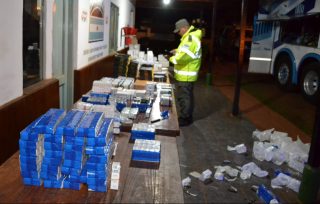 Gendarmería secuestró millonaria cantidad de anabólicos, teléfonos y repuestos electrónicos