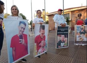 Oberá marcho pidiendo Justicia por Agustín Ramírez, se cumplió un año de cruel siniestro vial