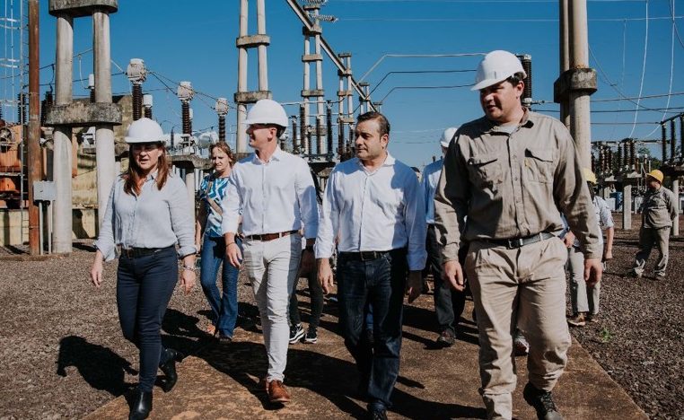 Herrera Ahuad supervisó la puesta en marcha del nuevo transformador de alta tensión en Wanda